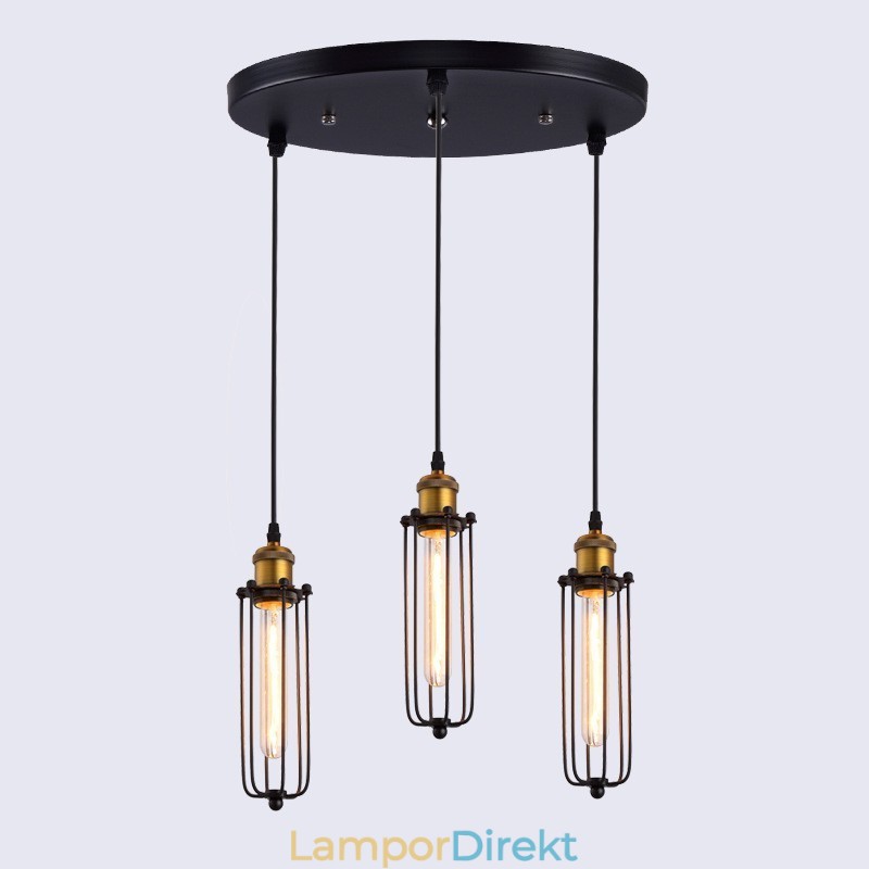 Line Country Industriell Stil Kreativ Gladiator Återställer Gamla Sätt Single Head Droplight Pendellampa