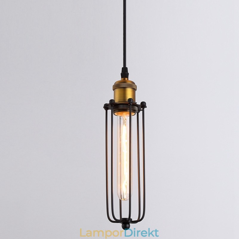 Line Country Industriell Stil Kreativ Gladiator Återställer Gamla Sätt Single Head Droplight Pendellampa