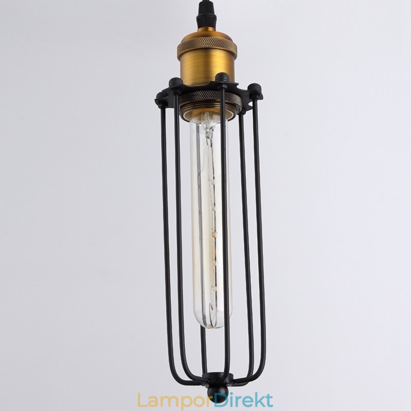 Line Country Industriell Stil Kreativ Gladiator Återställer Gamla Sätt Single Head Droplight Pendellampa