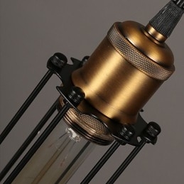 Line Country Industriell Stil Kreativ Gladiator Återställer Gamla Sätt Single Head Droplight Pendellampa
