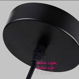 Vintage Reptillverkad Taklampa Med Ett Ljus