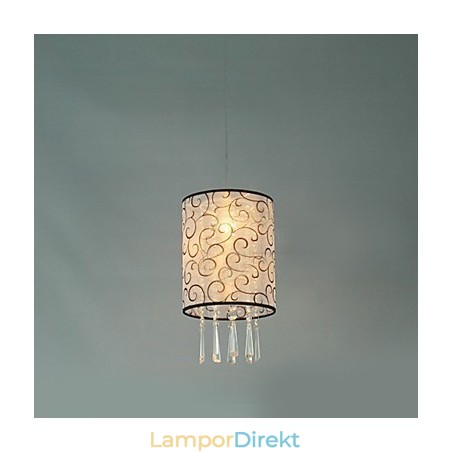 Modern Och Modern Trum Crystal Mini Style Elektropläterad Pendellampa Modern Och Modern Trum Crystal Mini Style Elektropläterad Pendellampa