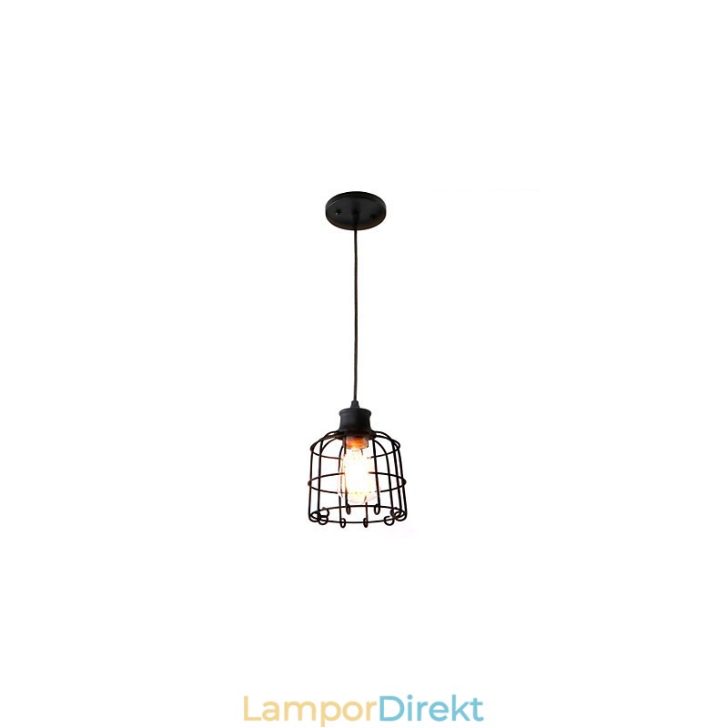 Pendellampor Mini Style Rustic Lodge Retro Country Garage Metal