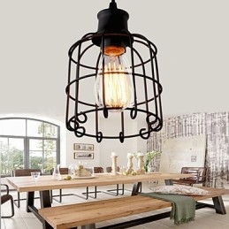 Pendellampor Mini Style Rustic Lodge Retro Country Garage Metal
