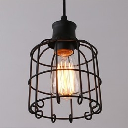 Pendellampor Mini Style Rustic Lodge Retro Country Garage Metal
