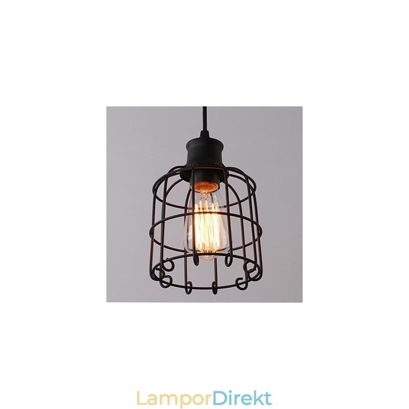 Pendellampor Mini Style Rustic Lodge Retro Country Garage Metal