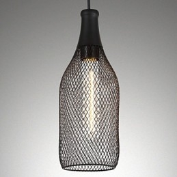 Amercian Loft Vintage Bottle Pendellampa Och Dekorera Droplight