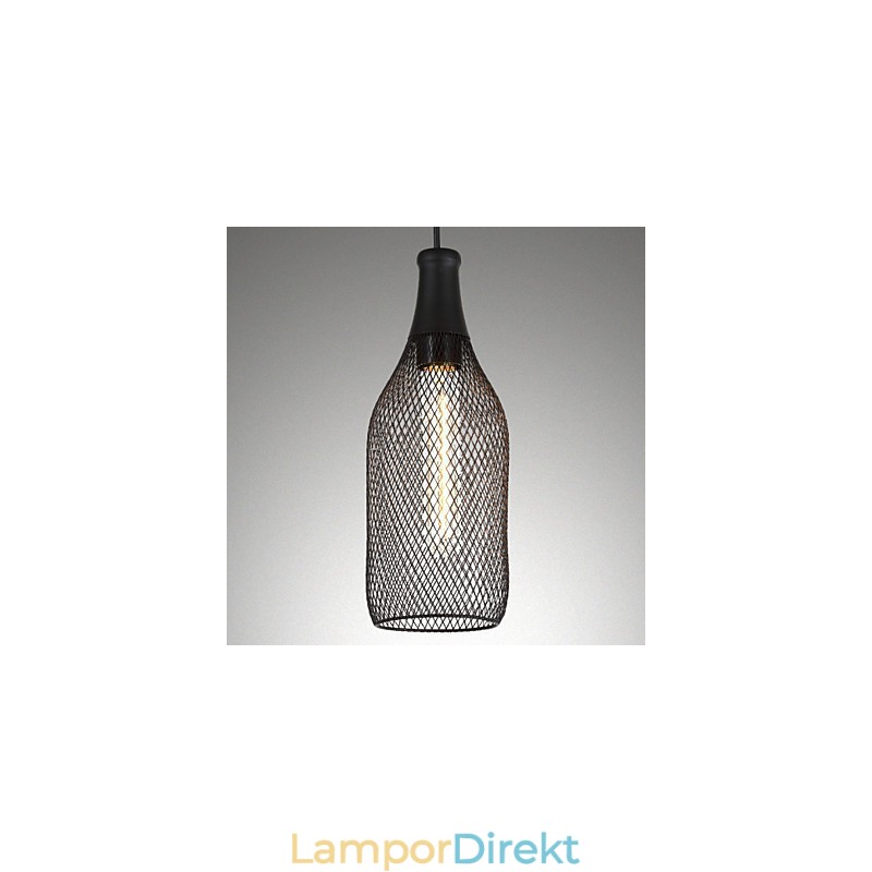 Amercian Loft Vintage Bottle Pendellampa Och Dekorera Droplight