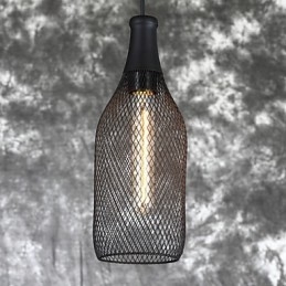 Amercian Loft Vintage Bottle Pendellampa Och Dekorera Droplight