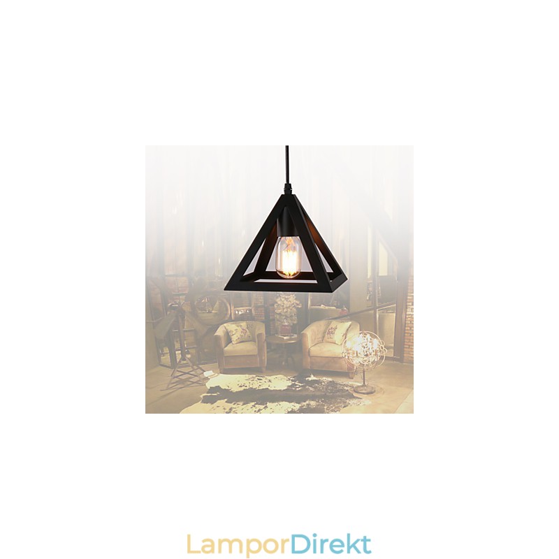 Pendellampor Mini Style Traditionell Klassisk Rustik Lodge Vintage Country Garage Metal