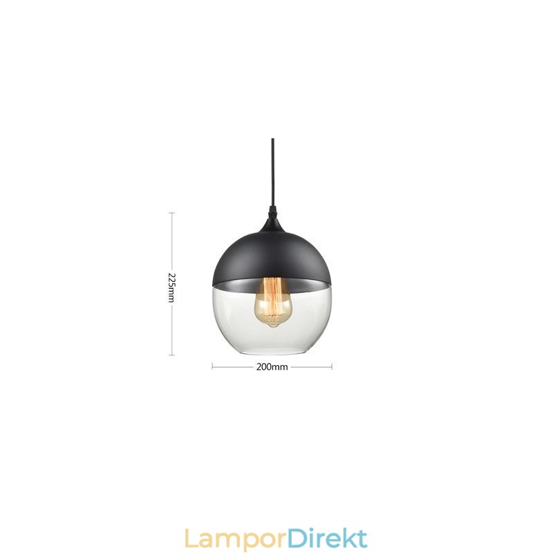 Nordic Creative Stair Shop'S Art Smidesjärn Glas Ljuskrona Lampa