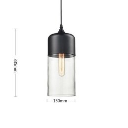 Nordic Creative Stair Shop'S Art Smidesjärn Glas Ljuskrona Lampa