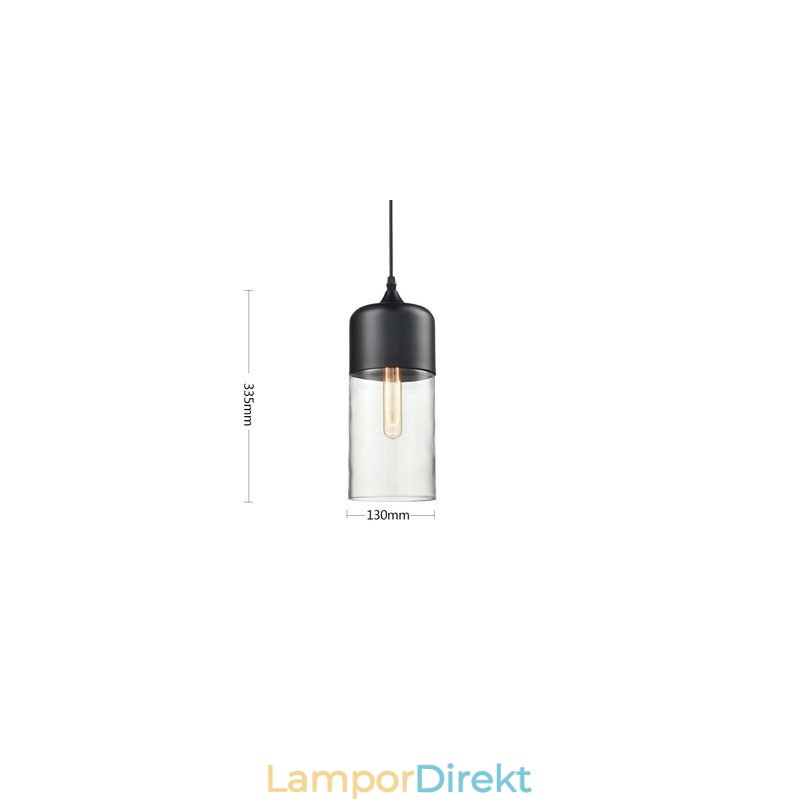Nordic Creative Stair Shop'S Art Smidesjärn Glas Ljuskrona Lampa