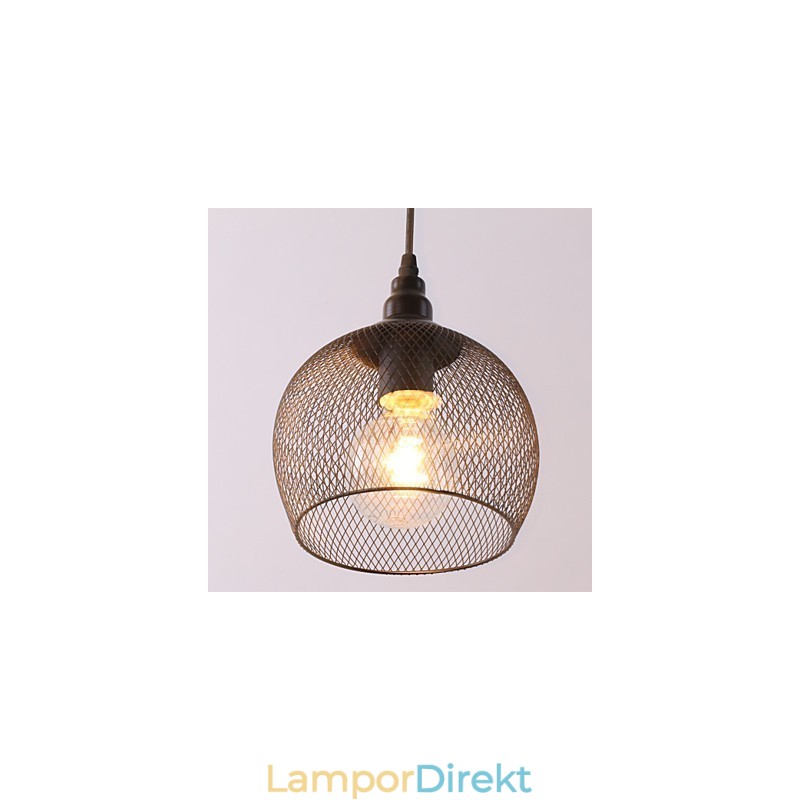 Pendellampor Mini Style Rustic Lodge Retro Country Garage Metal