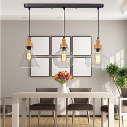 Northern American Creative Wood Grain Crystal Lamp Restoring Ancient Ways Lamp Light