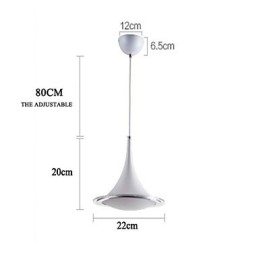 Trumpet Pendel Light Droplight Akrylkrona