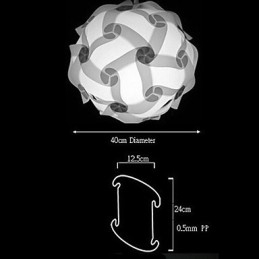 Diy Modern Pendel Ball Lamp 40Cm