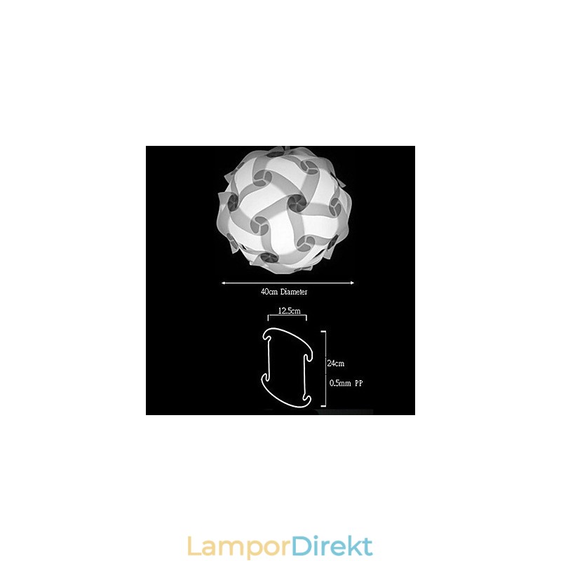 Diy Modern Pendel Ball Lamp 40Cm