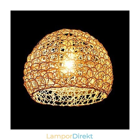 Modern Lantlig Cany Art Vävd Rotting Enkelhuvud Droplight Lampa Modern Lantlig Cany Art Vävd Rotting Enkelhuvud Droplight Lampa