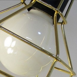 Country Galvaniserad Metall Taklampa Garage