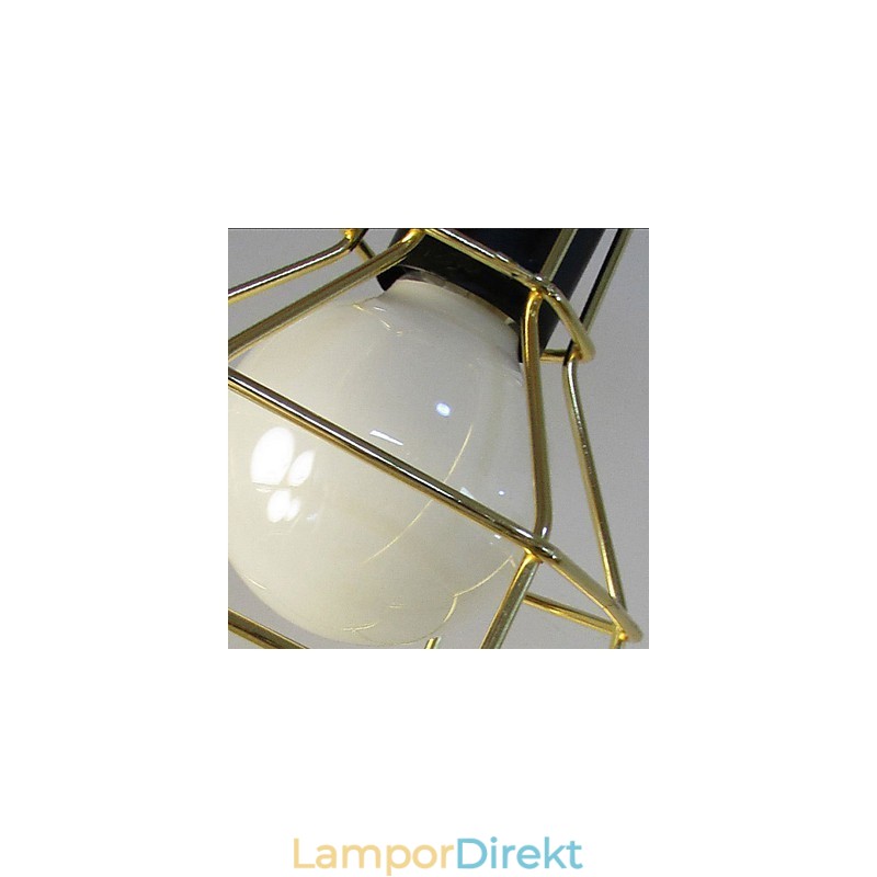 Country Galvaniserad Metall Taklampa Garage