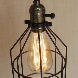 Amerikansk Landsbygdsindustri Kontrakterad Enda Chef För Kreativa Små Hällar Järn Ljuskrona