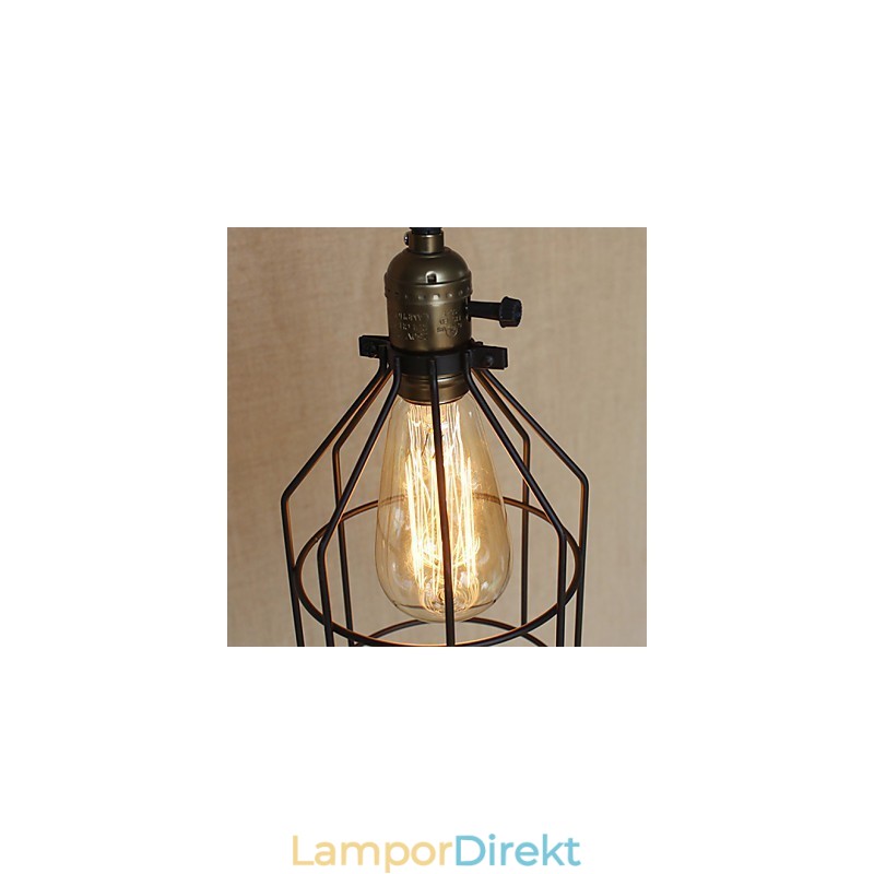 Amerikansk Landsbygdsindustri Kontrakterad Enda Chef För Kreativa Små Hällar Järn Ljuskrona