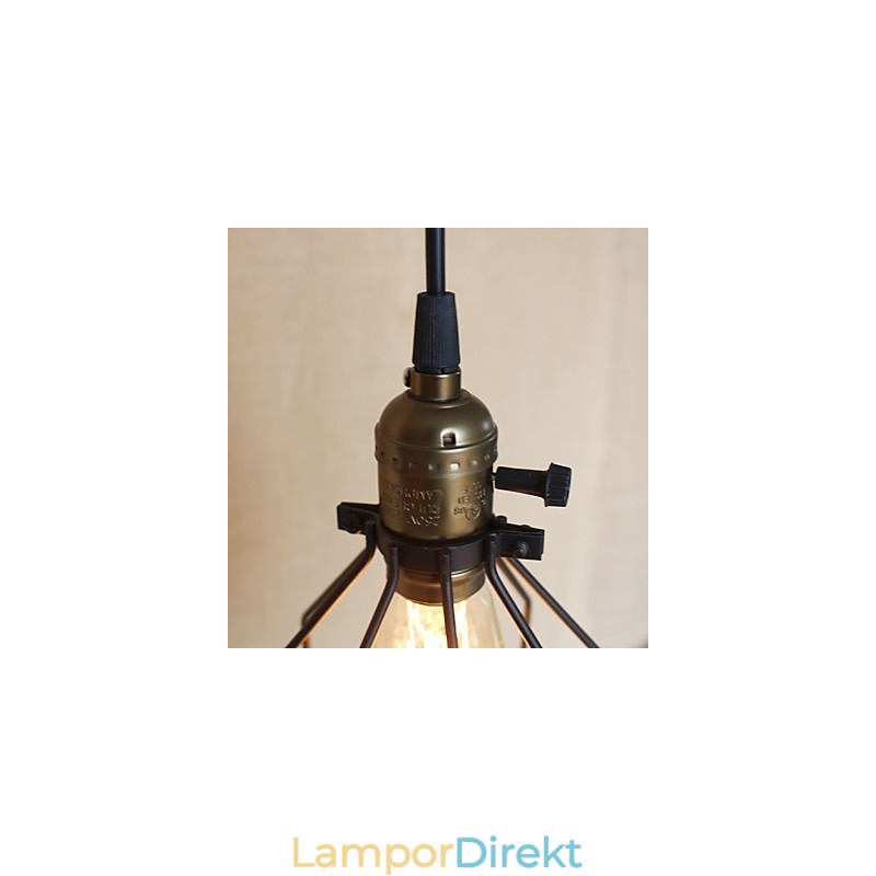 Amerikansk Landsbygdsindustri Kontrakterad Enda Chef För Kreativa Små Hällar Järn Ljuskrona