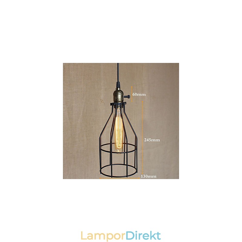 Americange Industrial Retro Liten Ljuskrona