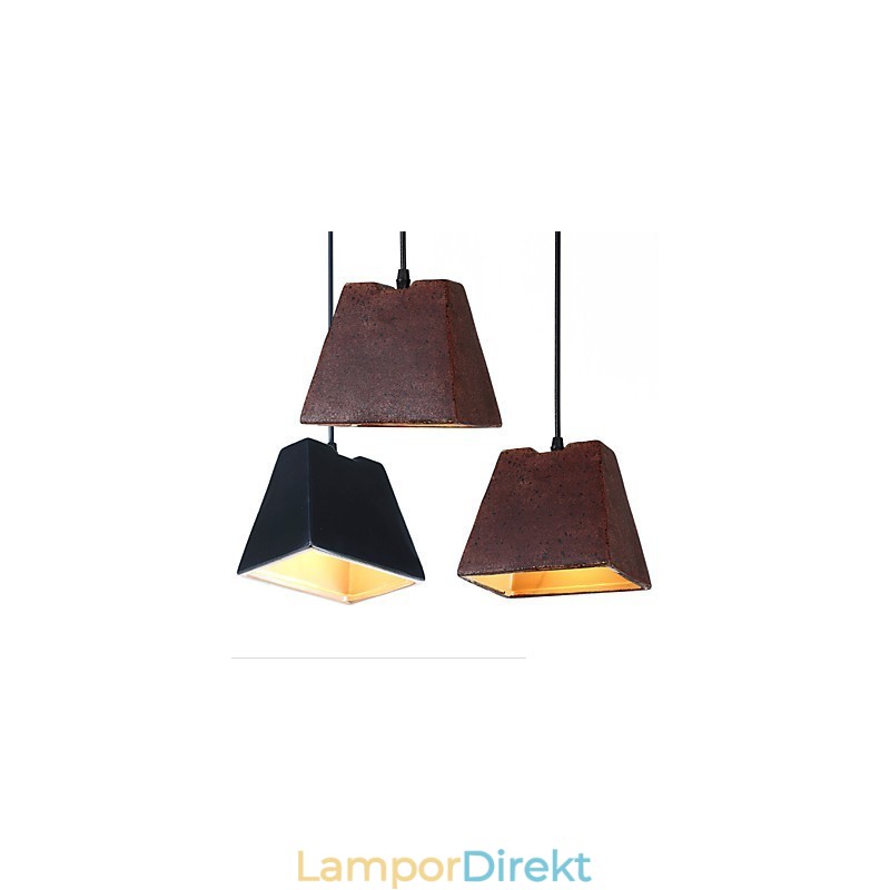 Edison Vintage Industrial Lighting Keramisk Lamp Suspension Armatur Hängande Belysning För Heminredning