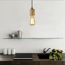 Hänglampor Traditionell Klassisk Vintage Retro Country Garage Trä Bambu