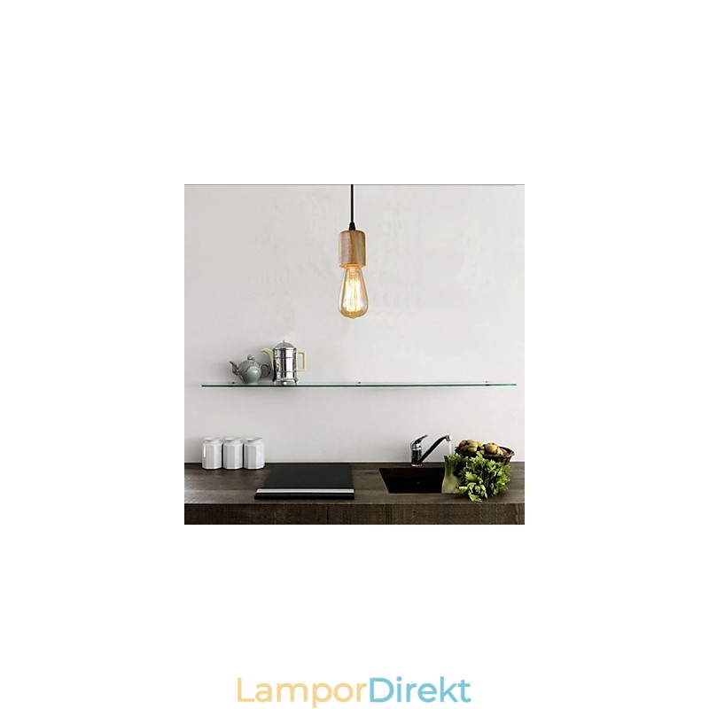 Hänglampor Traditionell Klassisk Vintage Retro Country Garage Trä Bambu