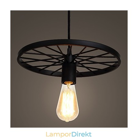 Loft Retro Pendellampor Amerikansk Land Smidesjärn Ljuskrona Industriell Stil Hjul Loft Retro Pendellampor Amerikansk Land Smidesjärn Ljuskrona Industriell Stil Hjul