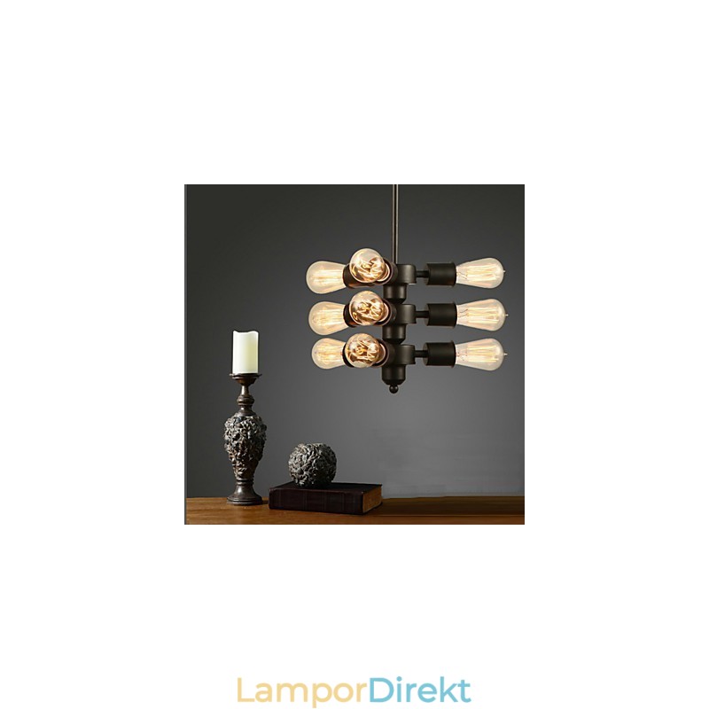 Edison Retro Ljus Ljuskrona