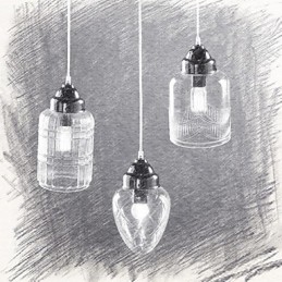 Modern Samtida Traditionell Klassisk Vintage Lykta Country Nickel Glas Pendel Light Dining