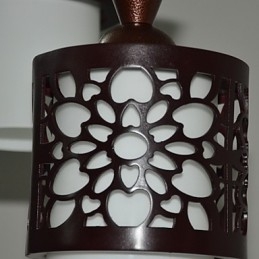 Modern Kinesisk Stil Klassisk Massivträtrumma Creative Single Head Droplight Lamp Light