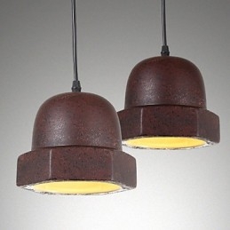 Edison Vintage Industrial Lighting Keramisk Lamp Suspension Armatur Hängande Belysning För Heminredning