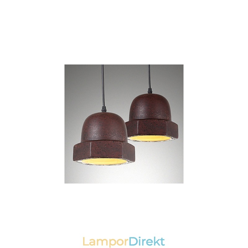 Edison Vintage Industrial Lighting Keramisk Lamp Suspension Armatur Hängande Belysning För Heminredning