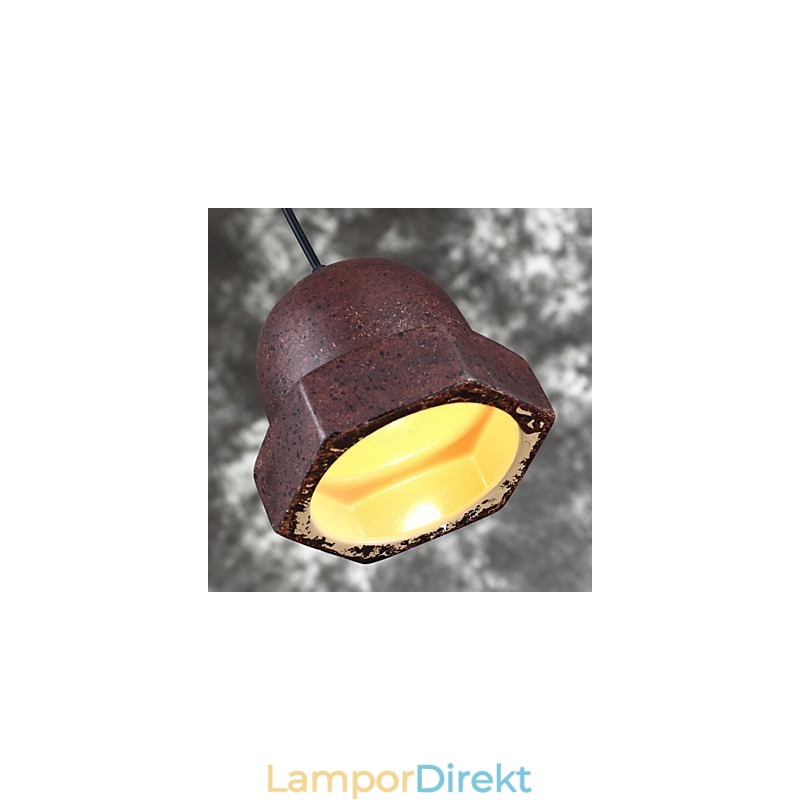 Edison Vintage Industrial Lighting Keramisk Lamp Suspension Armatur Hängande Belysning För Heminredning