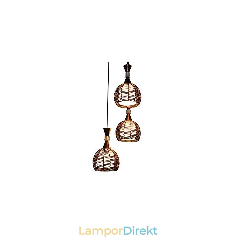 Lantlig Cany Art Vävning Klassisk Contracted Droplight Lamp Light