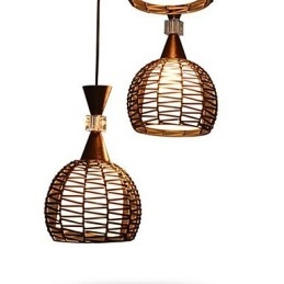 Lantlig Cany Art Vävning Klassisk Contracted Droplight Lamp Light