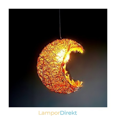 Modern Lantlig Cany Art Vävd Rotting Enkelhuvud Droplight Lampa Modern Lantlig Cany Art Vävd Rotting Enkelhuvud Droplight Lampa
