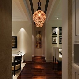 Cylindriskt Glas Rakt Enkelhuvud Trumma Enkel Droplight Lampbelysning