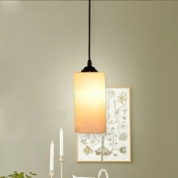 Runt Rakt Glas Enkelt Huvud Droplight Lamp Light