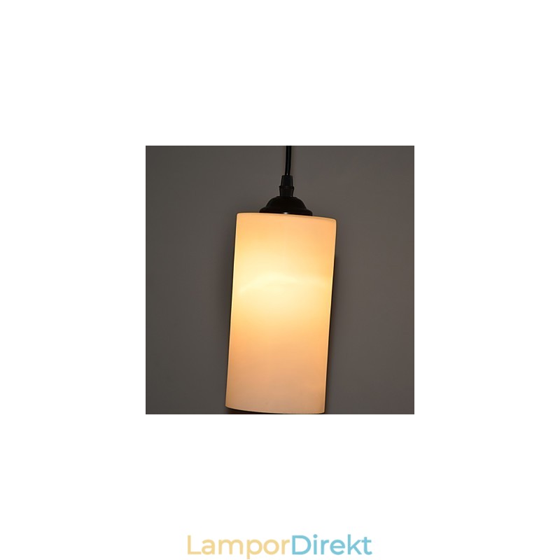 Runt Rakt Glas Enkelt Huvud Droplight Lamp Light