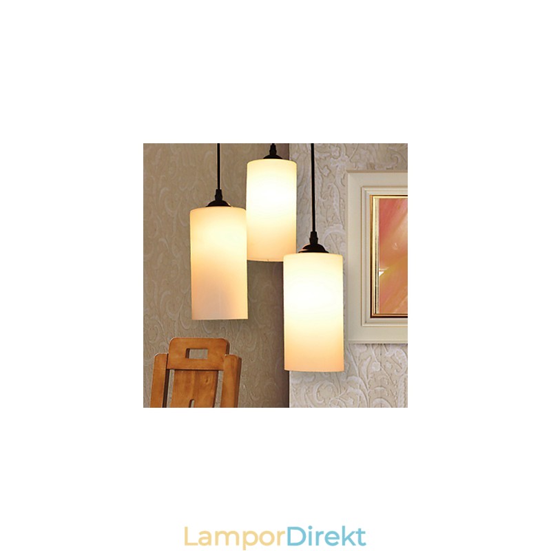 Runt Rakt Glas Enkelt Huvud Droplight Lamp Light
