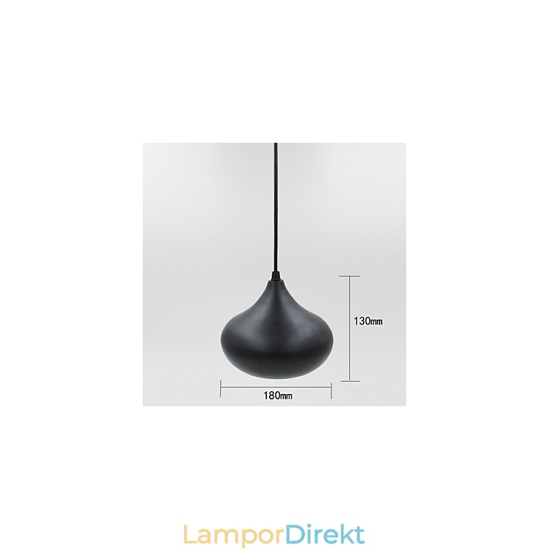 Droplight Lök Form Ljus Pendellampa