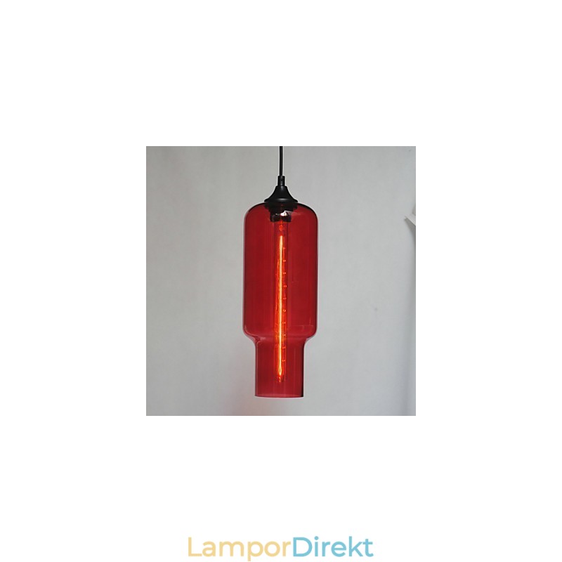 Modernt Glashängsmycke I Brun Bubbeldesign