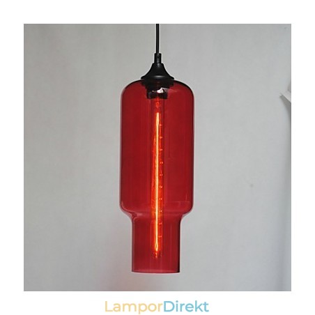 Modernt Glashängsmycke I Brun Bubbeldesign