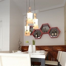 Creative Warm Air Line Lämnar Droplight Lamp Light